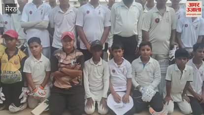 Meerut: A cricket match was played in the junior category at Rishabh Cricket Academy, where the players performed brilliantly