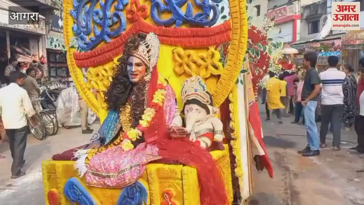 Tableau of Mother Kali attraction in Historic Ram Barat organised