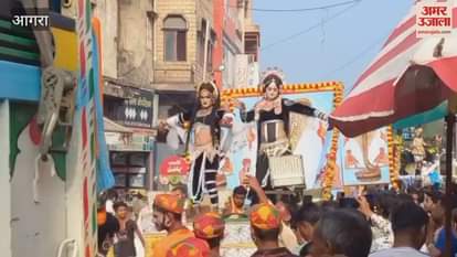 Tableau of snake and sapera attraction in Historic Ram Barat organised