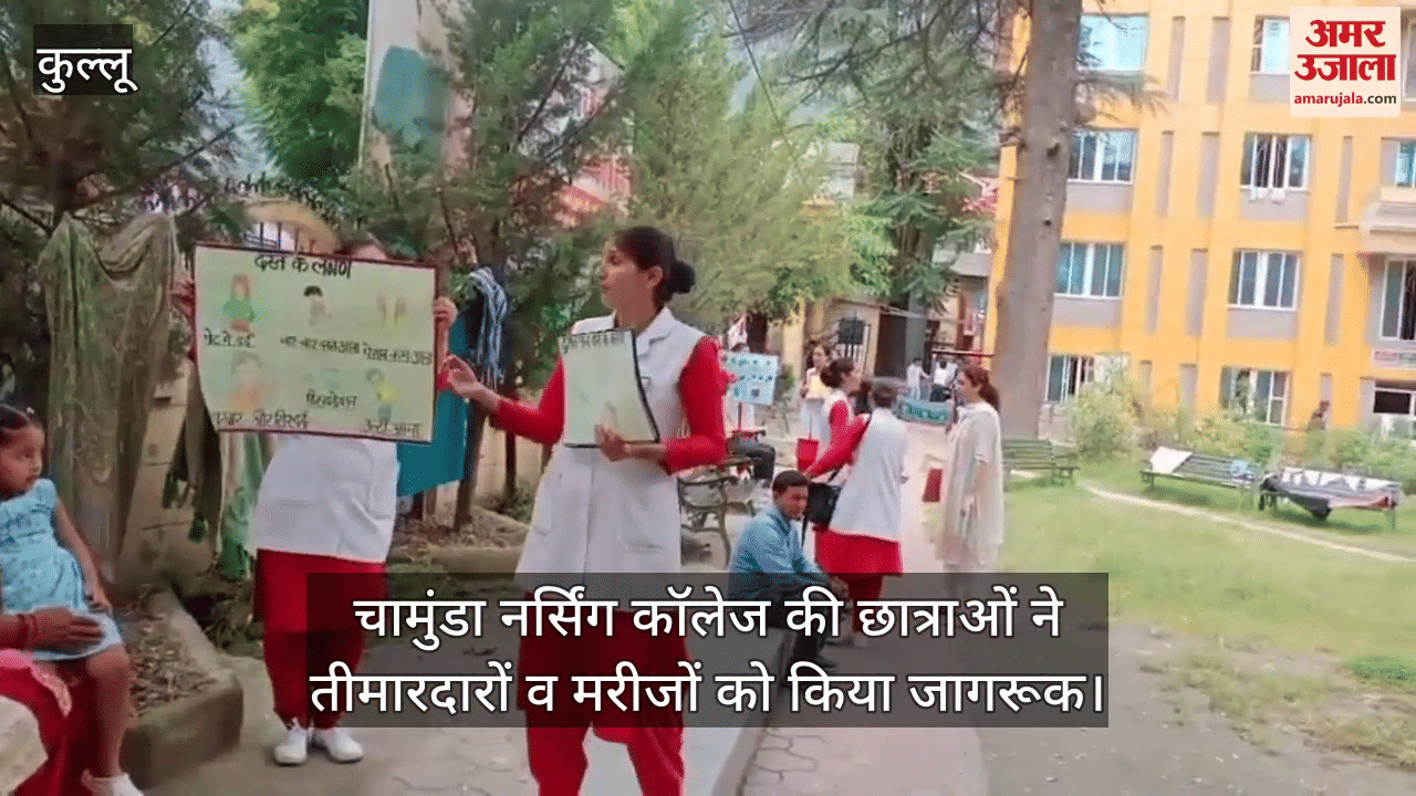 Kullu: Students of Chamunda Nursing College made their attendants and patients aware
