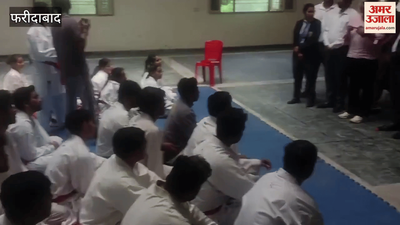Faridabad: District level karate competition organized