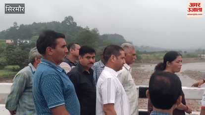 Sirmour Dr Rajiv Bindal visited Bankala Satiwala and Haripurkhol Panchayat