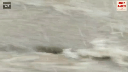 Heavy rain in Una district panic among people