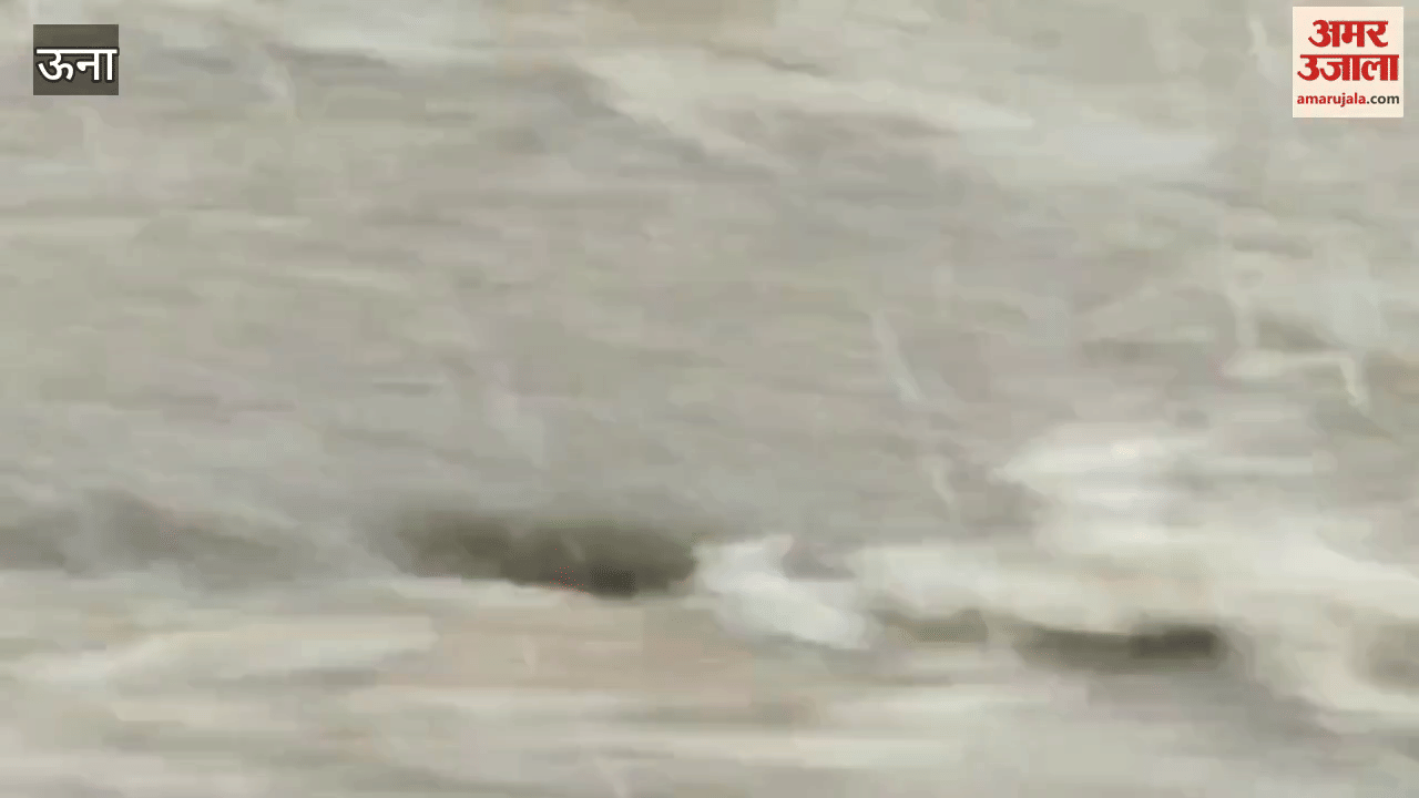 Heavy rain in Una district panic among people