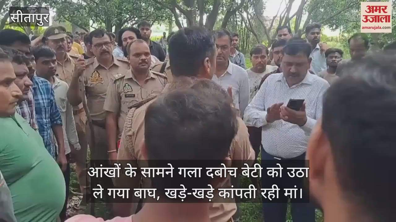 सीतापुर में आंखों के सामने गला दबोच बेटी को उठा ले गया बाघ, खड़े-खड़े कांपती रही मां