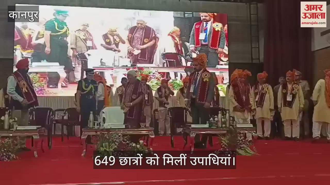 कानपुर में राज्यपाल आनंदीबेन पटेल की अध्यक्षता में सीएसए का 27वां दीक्षांत समारोह