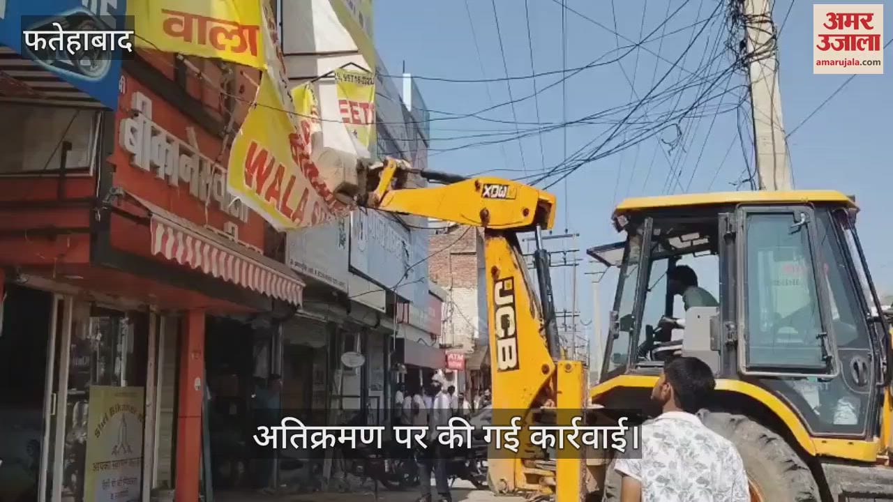 Bulldozer runs on encroachment