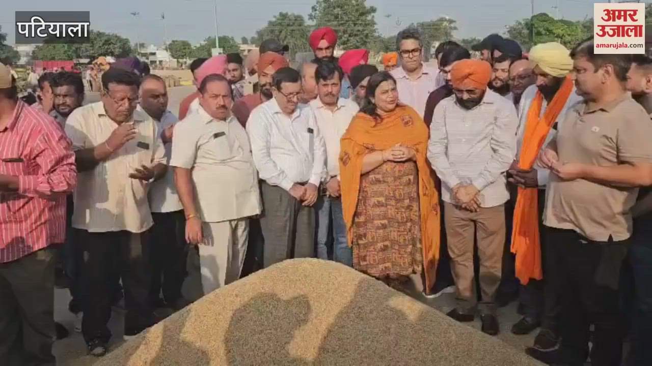 MLA Neena Mittal started paddy procurement at Rajpura grain market