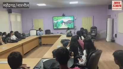 documentary film was shown to the students on the importance of cleanliness