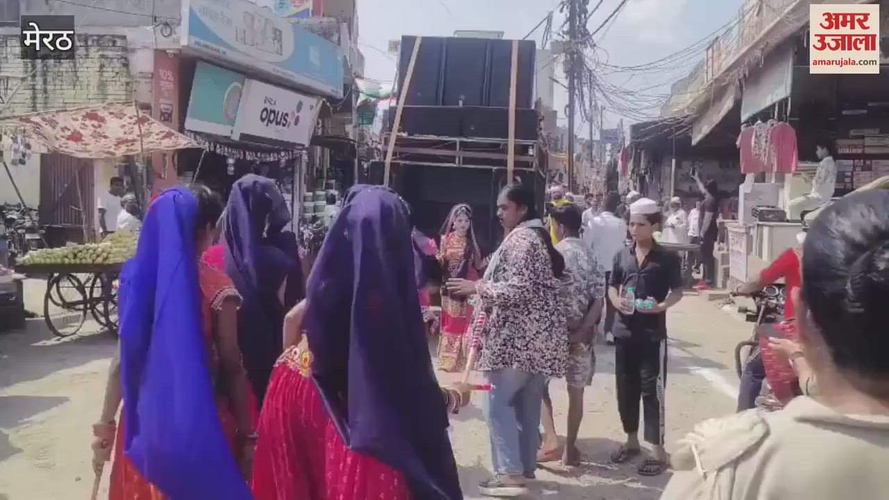 Meerut: Religious program in Sardhana concluded with grand Panch Gajrath Yatra festival.