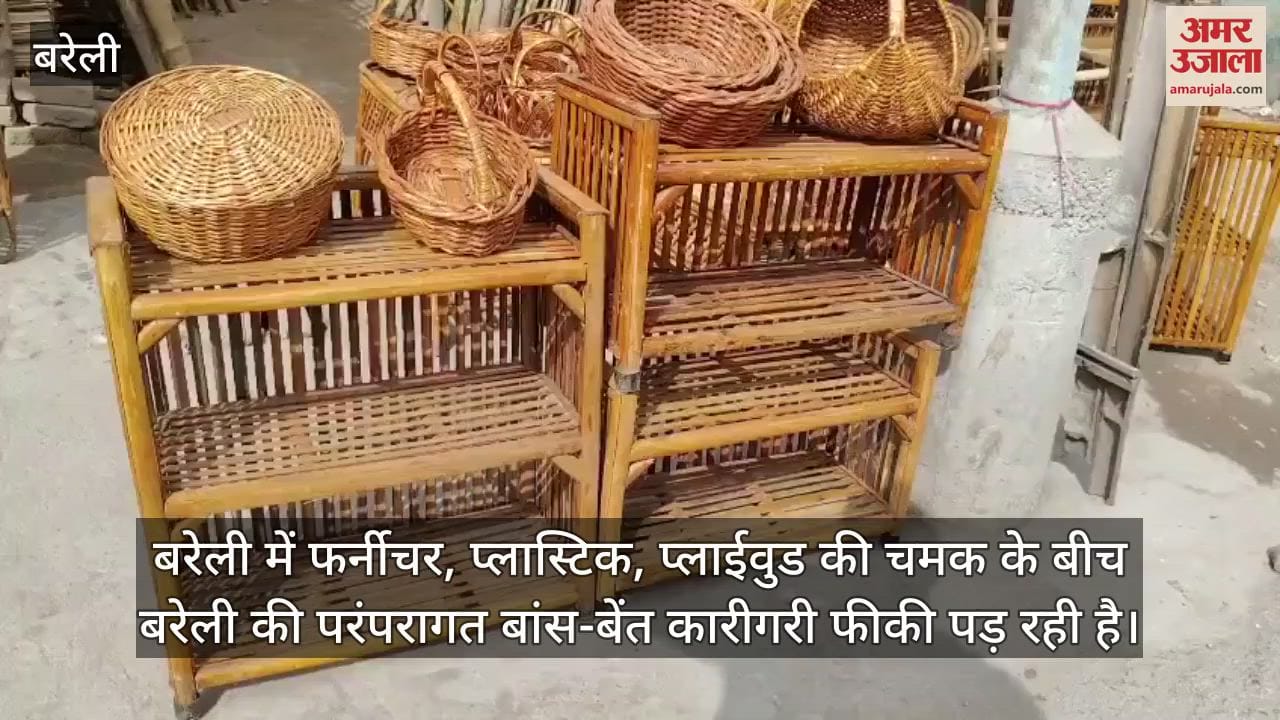bamboo and cane business in Bareilly is shrinking due to the indifference of buyers