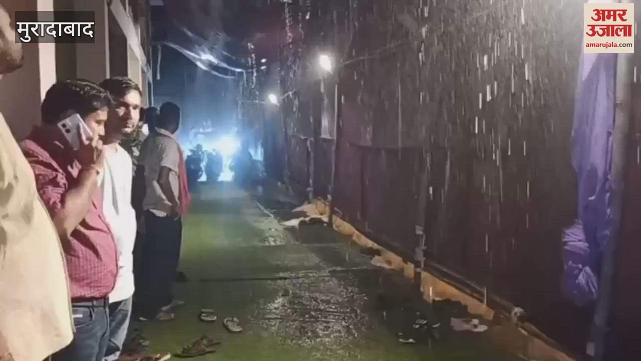 Moradabad Development Authority used bulldozers to demolish buildings on a 25-acre plot in Katghar.