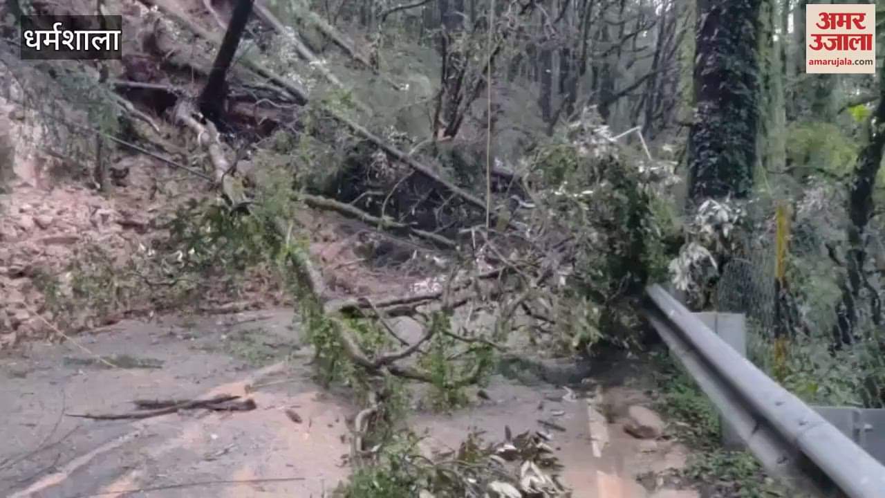 Dharamshala Landslide near St. John Church in McLeodganj