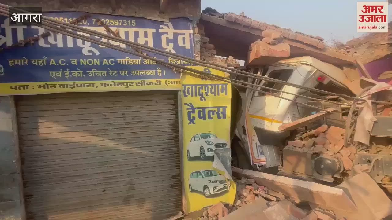 trolley went out of control and crashed into shops...major accident averted