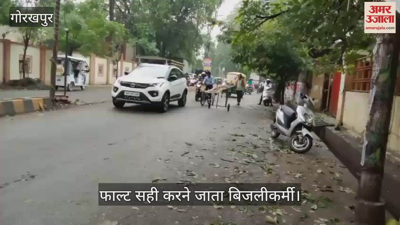 When the rain started, the electricity problem increased, the electric workers started looking for faults and fixing them