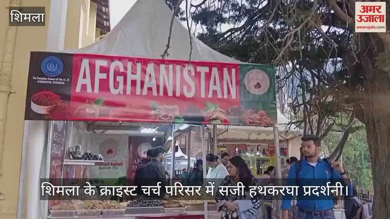 Handloom exhibition organized in Christ Church campus of Shimla