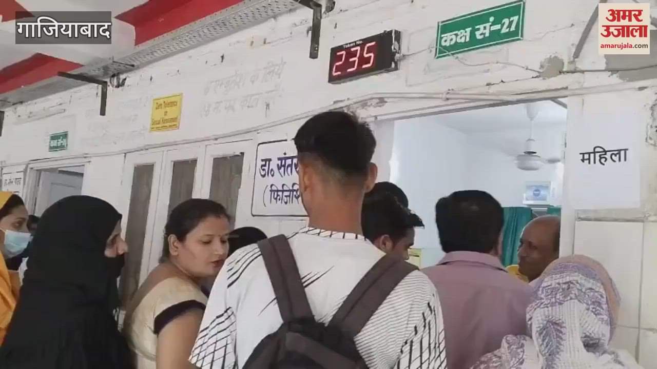 huge crowd of patients at medicine counter and physician OPD MMG Hospital