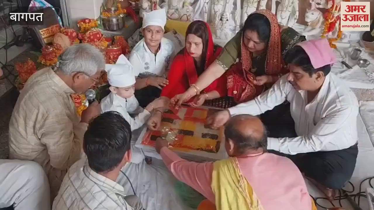 idol of Lord Khatu Shyam was installed in the Navgrah Shanidev temple in Khekra, Baghpat