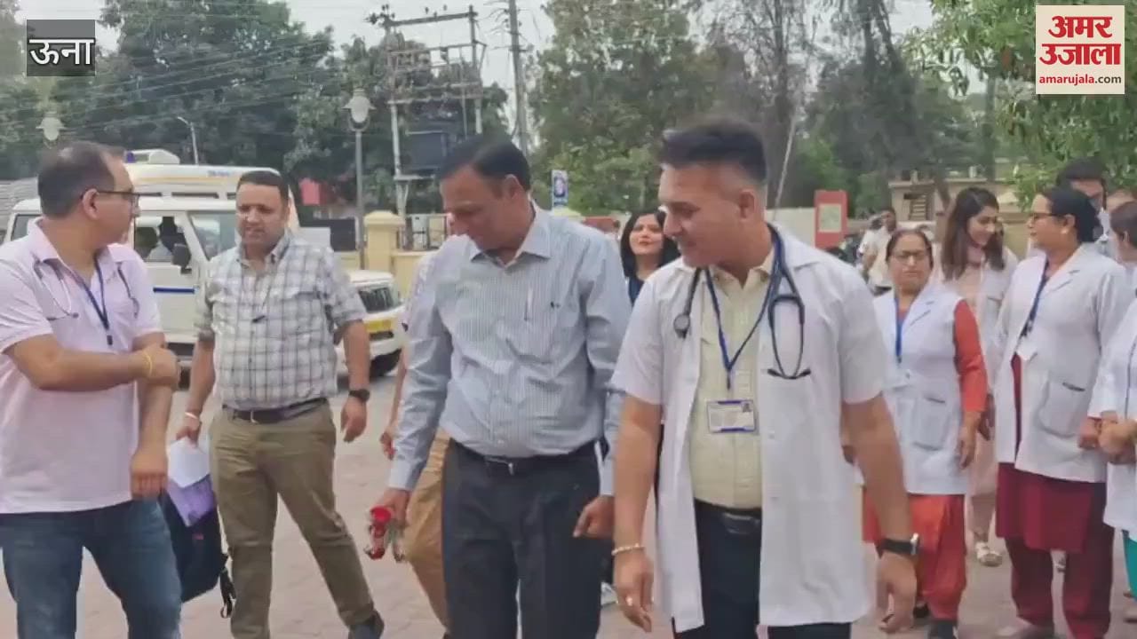 Una State level committee inspected Civil Hospital Amb for ranking under Kayakalp Scheme