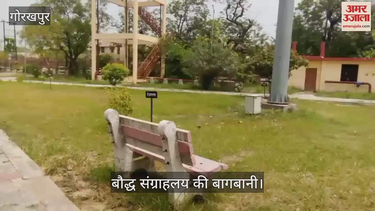 The gardening of the Buddhist museum is attracting people