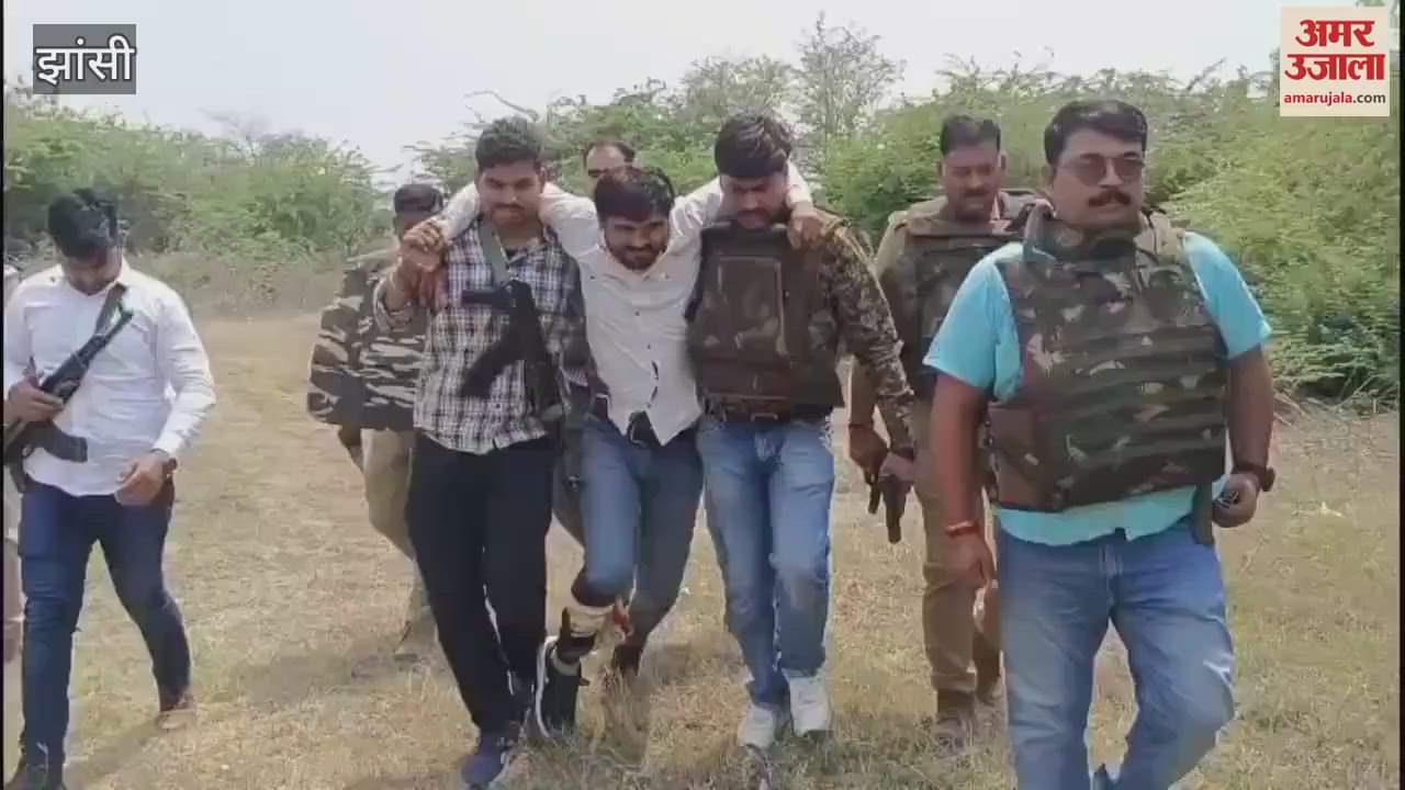 Encounter in Jhansi: Ransom wanted criminal injured in action by Montha police, shot in the leg