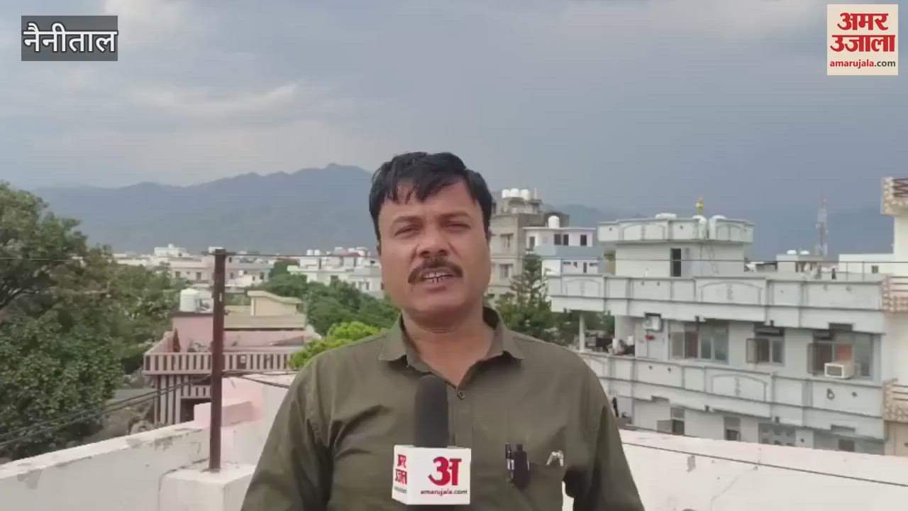 The weather became pleasant in Haldwani due to cold breeze and light drizzle