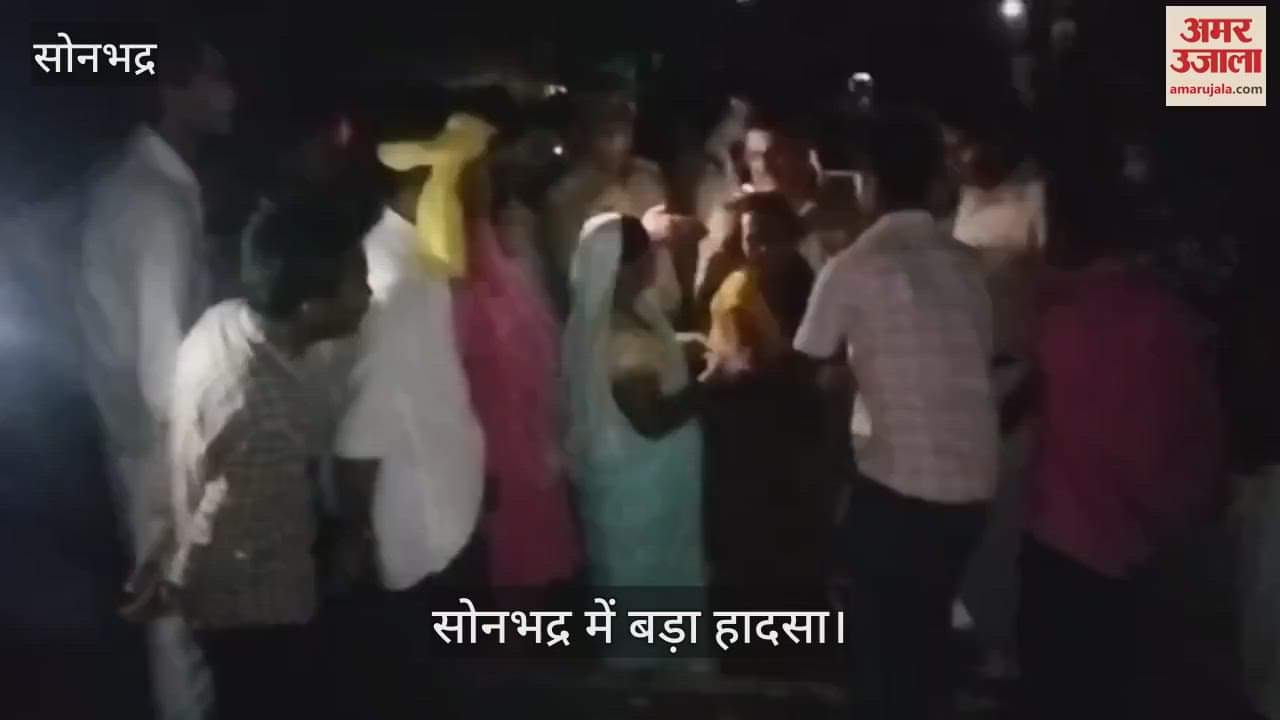 major accident in sonbhadra three people died after crushed by truck