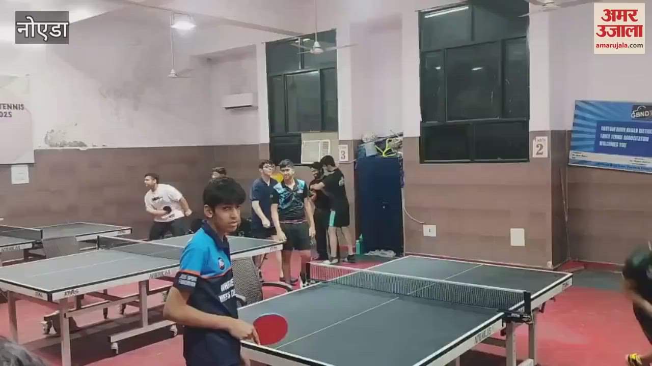 District level table tennis competition starts with great fanfare in Noida