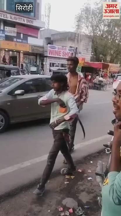 Sirohi News: Youths High-Voltage Drama After Speeding Bike Stopped, Belt-Wielding Threat to Traffic Cop