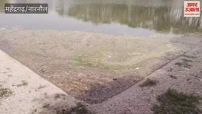 Water was found in JLN in Mahendragarh for three days, it is not potable due to poor quality