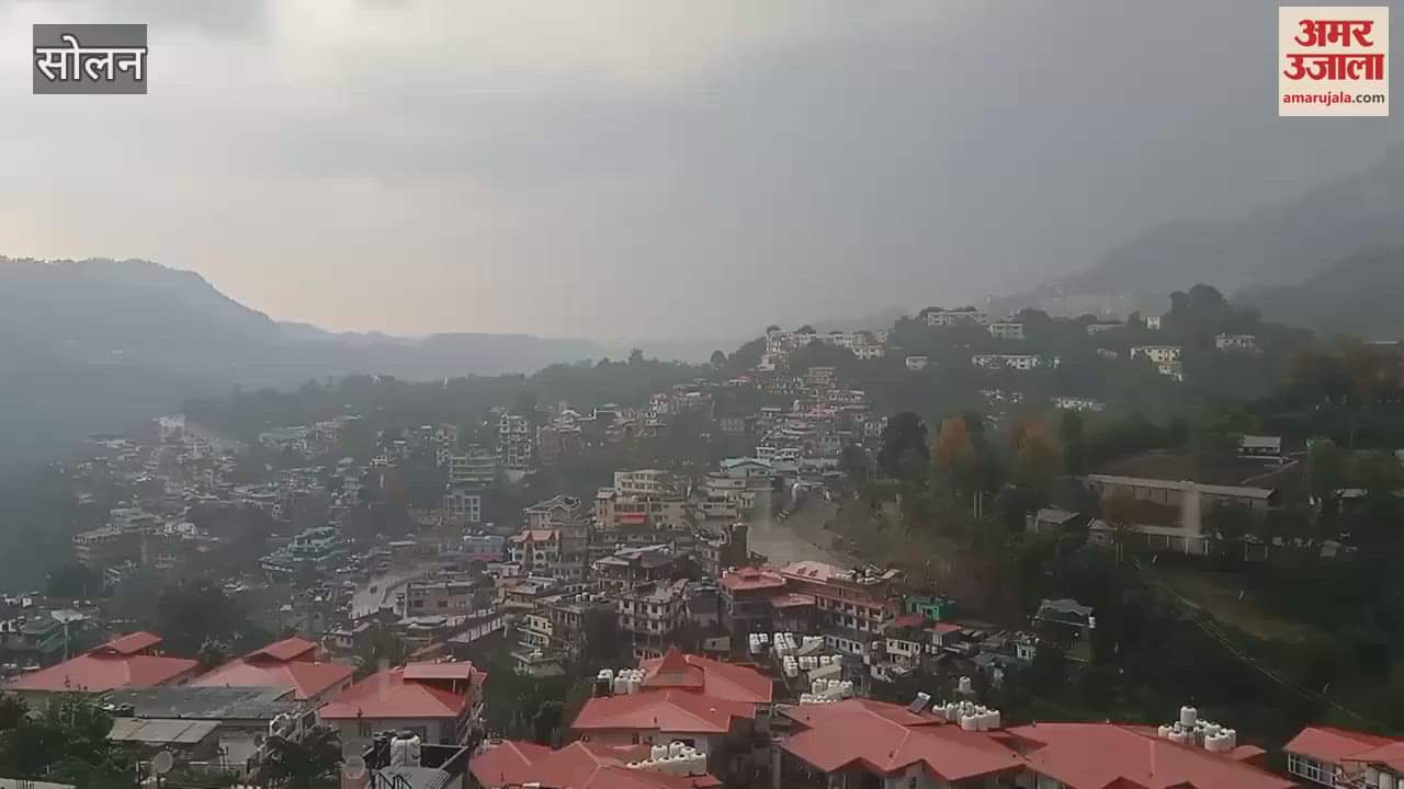 Solan Heavy rain and hailstorm in the city and surrounding areas cold increased