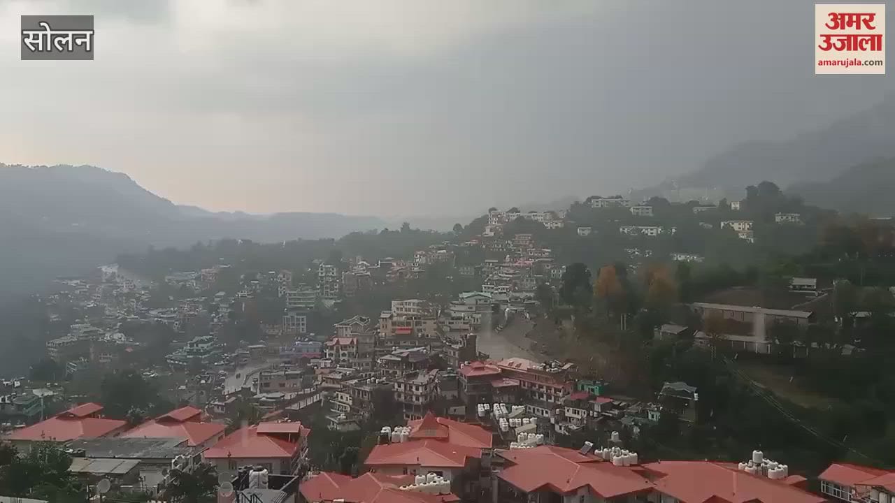 Solan Heavy rain and hailstorm in the city and surrounding areas cold increased