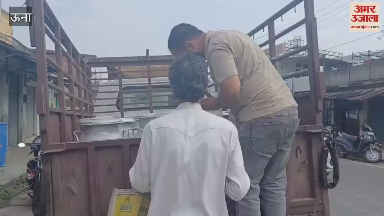 Una Bangana milk cooling centre becomes the economic backbone of the villagers collecting 500 liters of milk daily