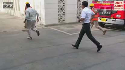 Mock drill at Hisar Municipal Corporation office, practice of war alertness with siren