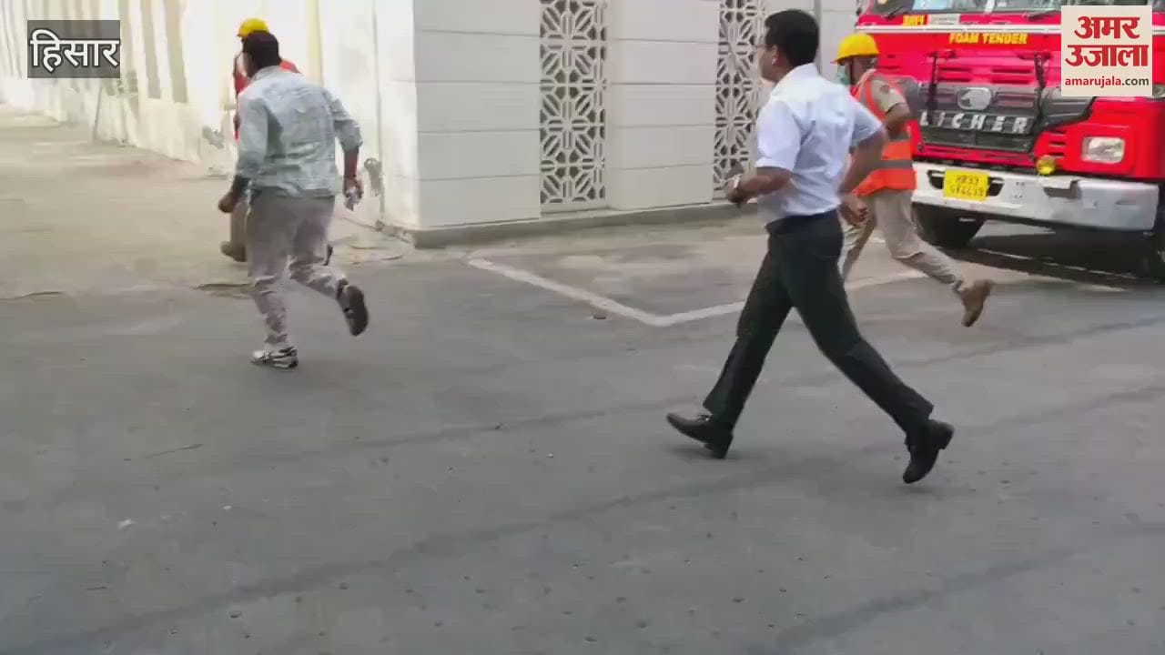 Mock drill at Hisar Municipal Corporation office, practice of war alertness with siren