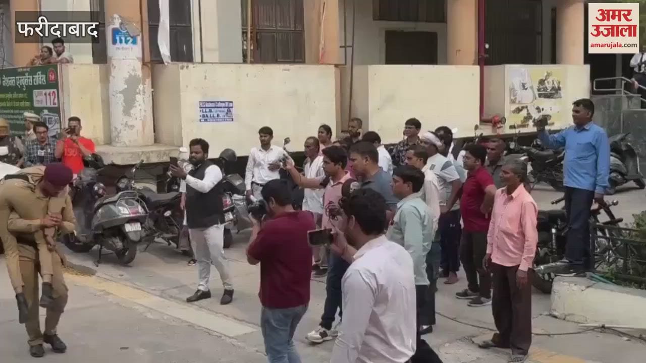 Mock drill was conducted in Faridabad Mini Secretariat