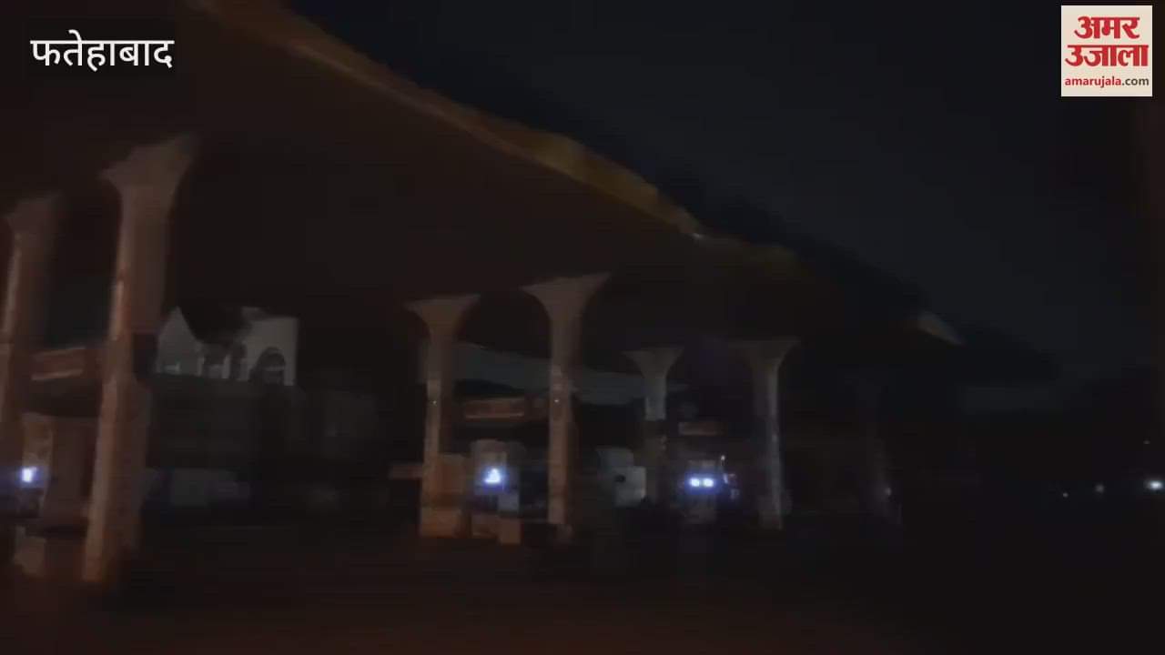 फतेहाबाद में ब्लैक आउट के समय पेट्रोल पंप भी बंद