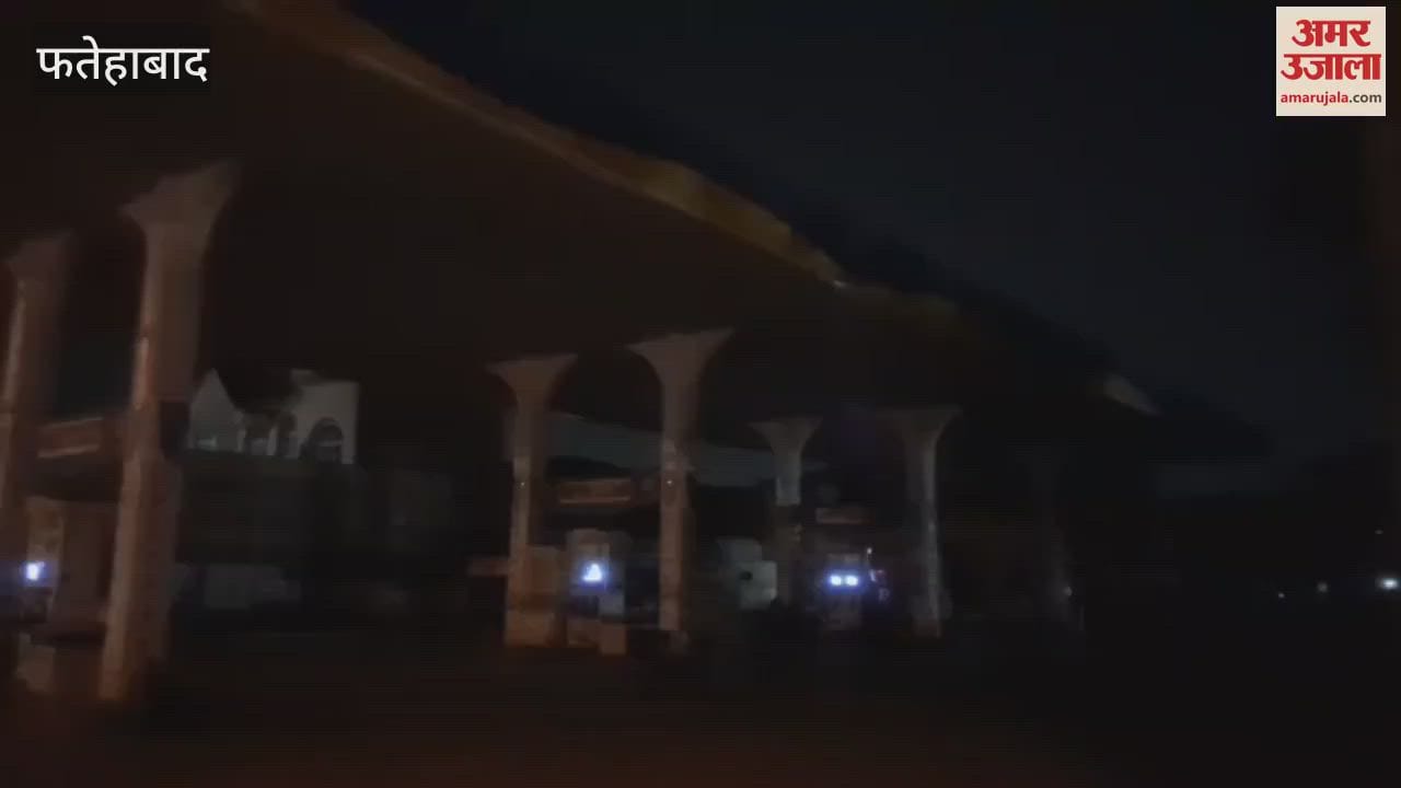 फतेहाबाद में ब्लैक आउट के समय पेट्रोल पंप भी बंद