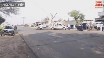 Bolero hit a bike riding couple near Krishnavati river in Narnaul, died on the spot