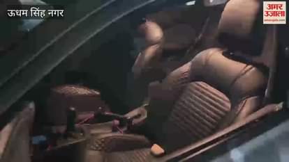 Gadarpur MLA nephew car was pelted with stones