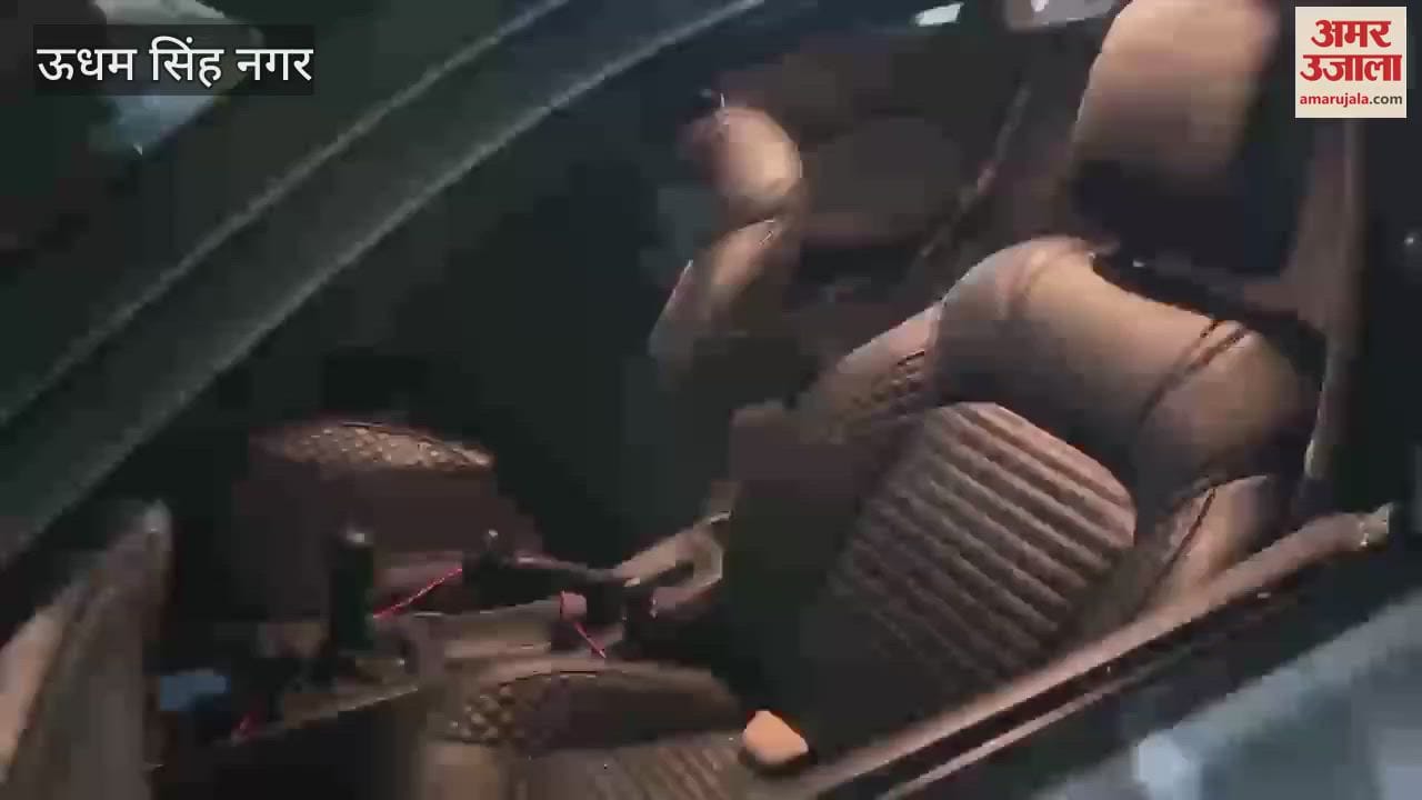 Gadarpur MLA nephew car was pelted with stones
