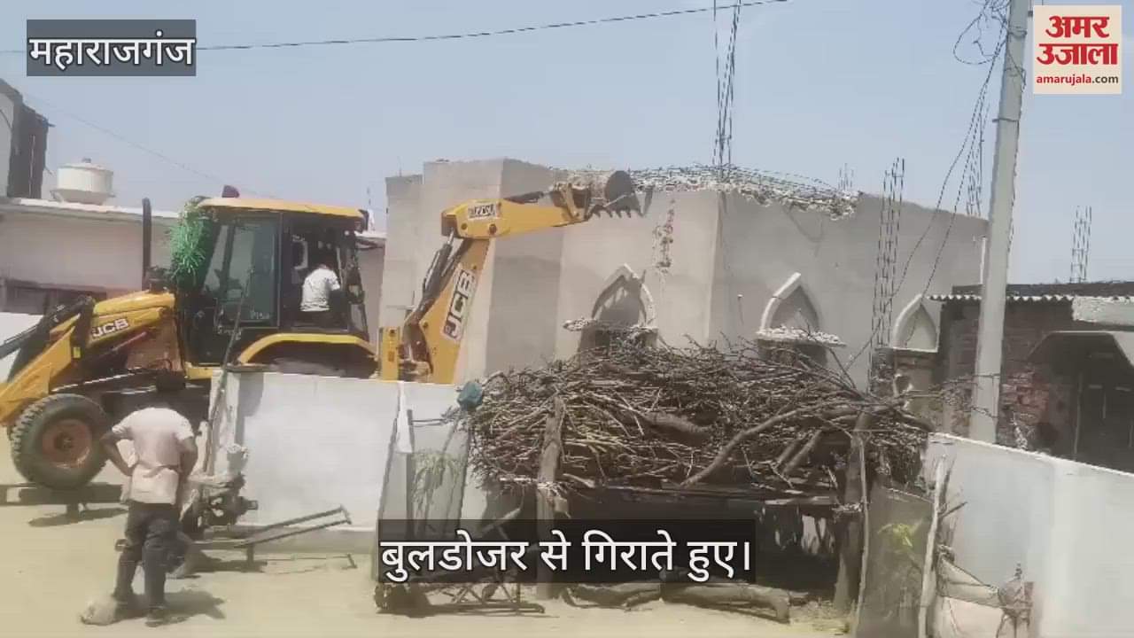 The encroached part of the mosque was demolished