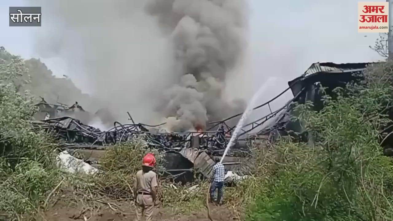 Solan Fire broke out in a turpentine factory in Bhiyunkhari two workers burnt to death