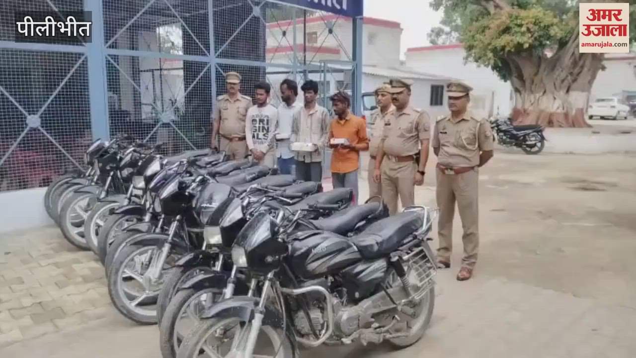 Four vehicle thieves in Pilibhit