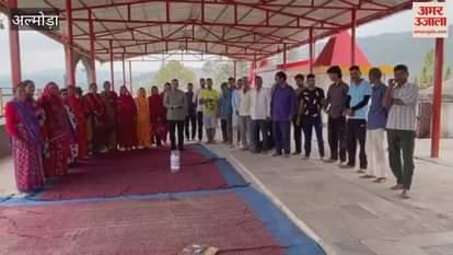 Public relations were conducted for the three point demands on the second day as well in almora