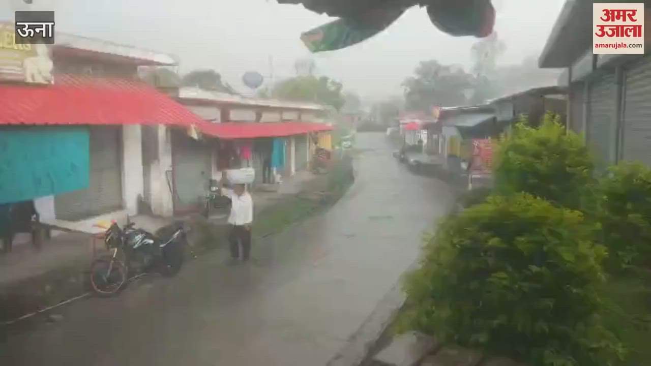 Una Weather took a turn in Una too rain started