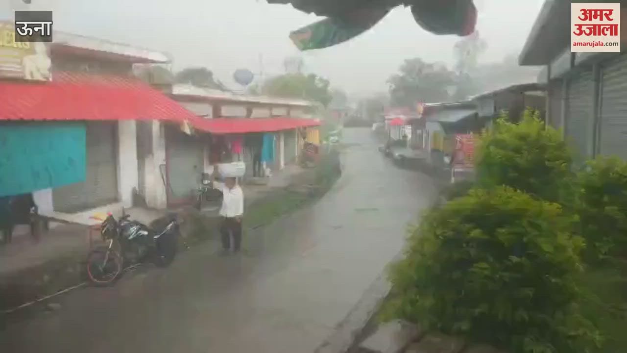 Una Weather took a turn in Una too rain started