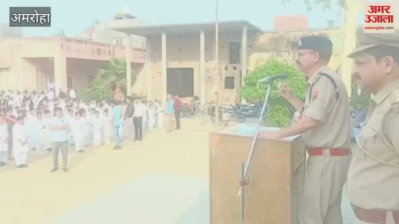 Hasanpur, students were told through a mock drill how to stay safe in a war-like situation