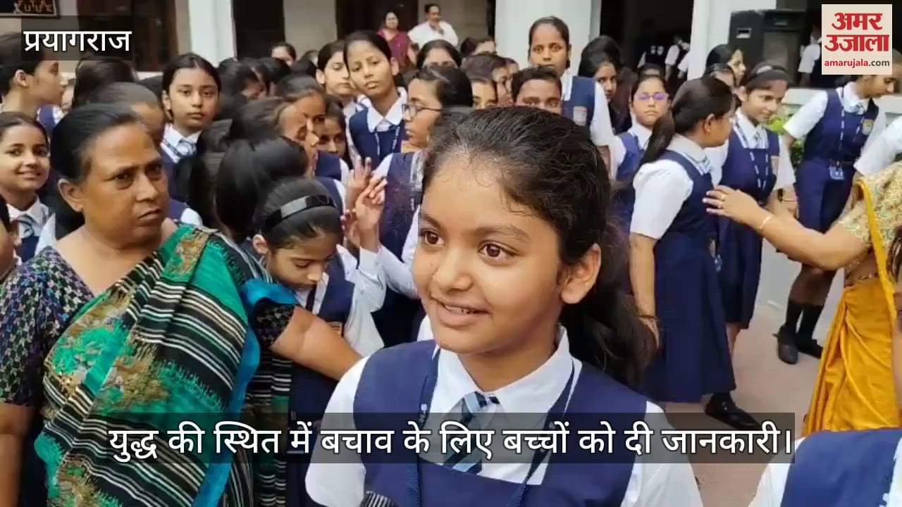 Children were given information about survival in case of war and also told ways to save the injured