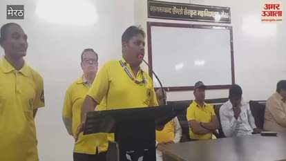 Mock drill at NAS College Meerut to protect against air attack, Civil Defence gave necessary briefing